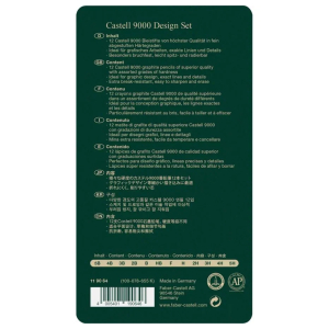Faber-Castell Castell 9000 Bleistift - 12er Design Set