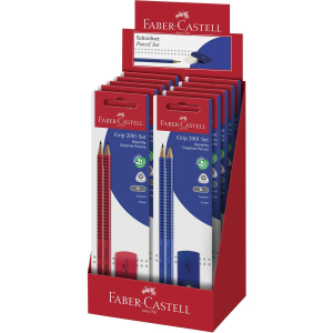 Faber-Castell BS Grip 2001 - B - 2x + Sleeve BK