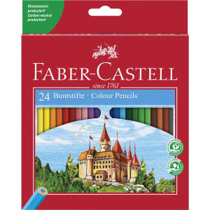 Faber-Castell Buntstift - 24er Kartonetui