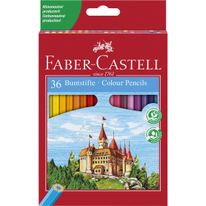 Faber-Castell Buntstift - 36er Kartonetui