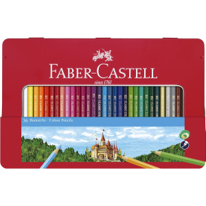 Faber-Castell Buntstift - hexagonal - 36er-Metalletui