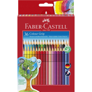 Faber-Castell Buntstift Colour Grip - 36er Kartonetui