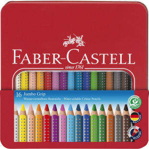 Faber-Castell Jumbo Buntstift - 16er Metalletui