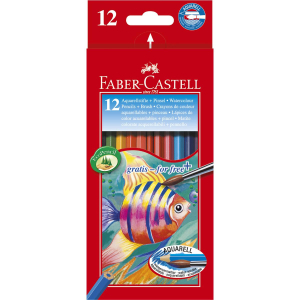 Faber-Castell Buntstift Kinder Aquarell - 12erKartonetui