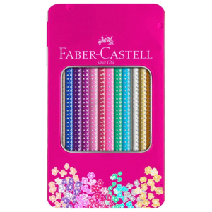 Faber-Castell Bleistiftset Sparkle - 12er Metalletui
