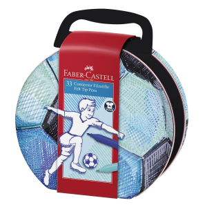Faber-Castell Connector Filzstift - Fu&szlig;ballkoffer