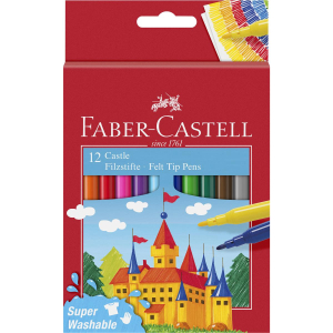 Faber-Castell Castle Filzstift - 12er Kartonetui