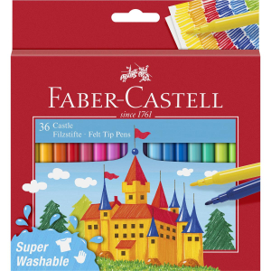 Faber-Castell Castle Filzstift - 36er Kartonetui