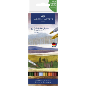 Faber-Castell Goldfaber Aqua Dual Marker - Toskana 6x