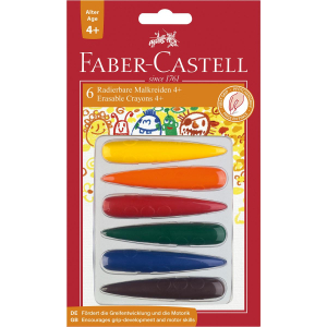 Faber-Castell Malkreide 4+ Finger - 6 Stück