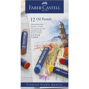 Faber-Castell &Ouml;lpastellkreiden - 12er Kartonetui