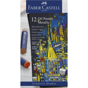 Faber-Castell &Ouml;lpastellkreiden metallic - 12er...