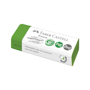 Faber-Castell Radierer Erasure - PVC-frei &amp; Dust-free
