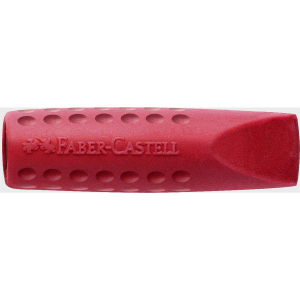 Faber-Castell Radierer Grip 2001 eraser cap - grau/rot/blau