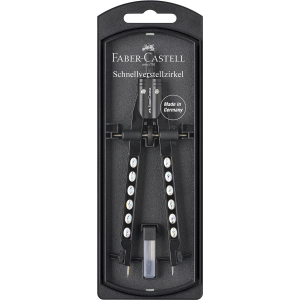 Faber-Castell Factory Schnellverstellzirkel - chrome