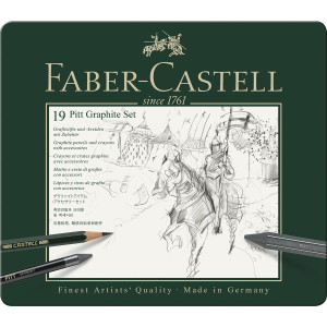 Faber-Castell Set Pitt Graphite - medium - Metalletui