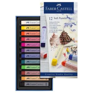 Faber-Castell Softpastellkreiden - 12er Kartonetui