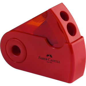 Faber-Castell Sleeve-Spitzer Doppelspitzdose - rot