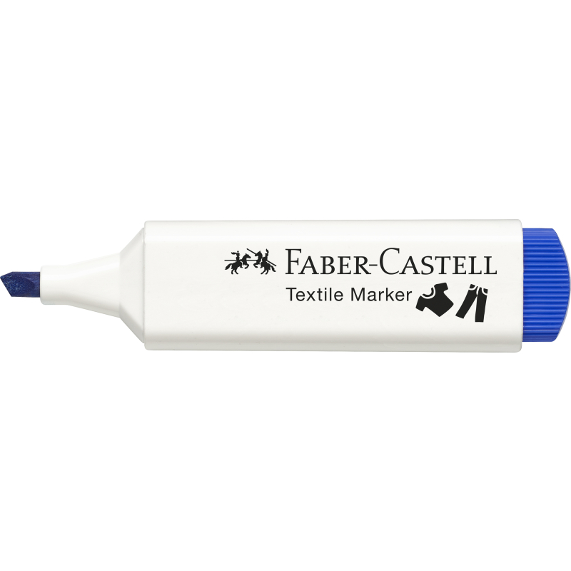 Faber-Castell Textilmarker -  blau