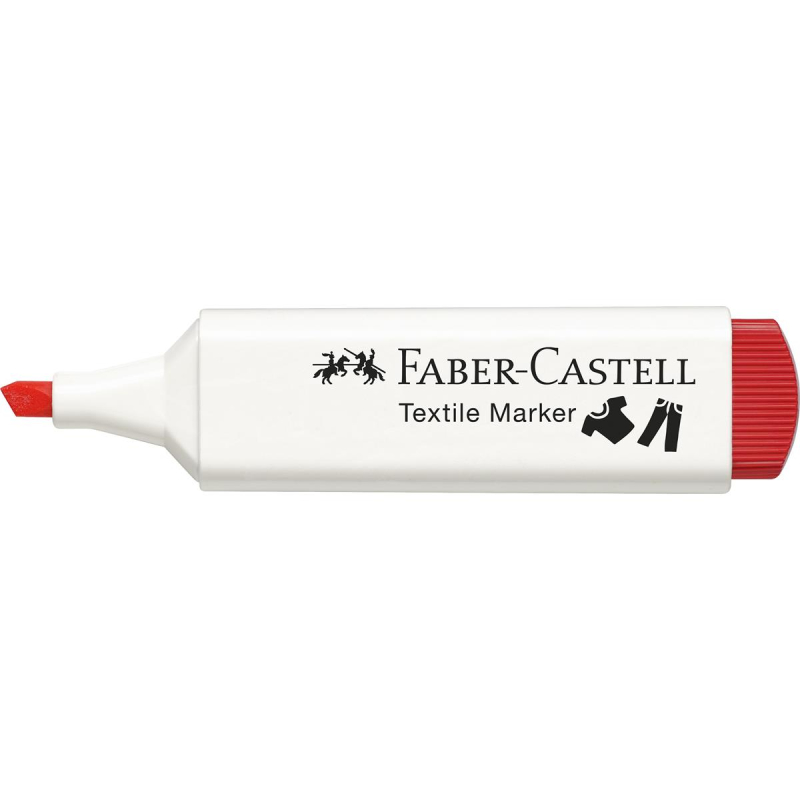 Faber-Castell Textilmarker -  rot
