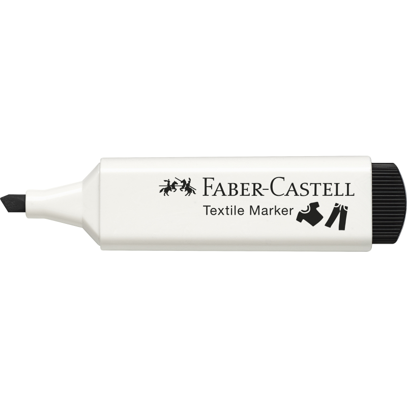 Faber-Castell Textilmarker -  schwarz