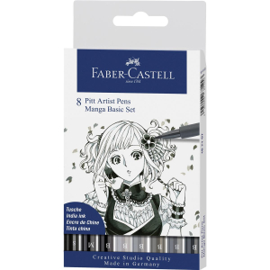 Faber-Castell Pitt Artist Pen Brush Tuschestift - Manga -...