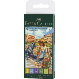 Faber-Castell Tuschestift Pitt Artist Pen - B - Sommer -...