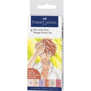 Faber-Castell Tuschestift Pitt Artist Pen - Manga Kaoiro...