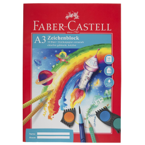 Faber-Castell Zeichenblock - DIN A3 - 10 Blatt