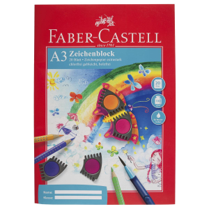 Faber-Castell Zeichenblock - DIN A3 - 20 Blatt