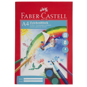 Faber-Castell Zeichenblock - DIN A4 - 20 Blatt
