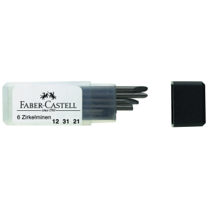 Faber-Castell Zirkelminendose - 6 Minen