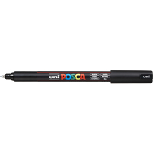 uni-ball POSCA PC-1MR Marker - 0,7 mm - schwarz