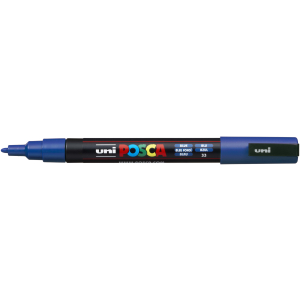 uni-ball POSCA PC-3M Marker - 0,9 mm - blau