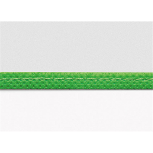 VELOFLEX Buchumschlag - 24 x 45 cm - PP - transparen - grüner Rand 10 Stück