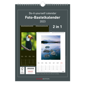 herlitz Foto- und Bastelkalender - DIN A4 - 2023