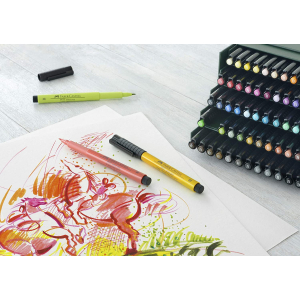 Faber-Castell Pitt Artist Pen - Brush - Tuschestift  - 48er Atelierbox