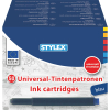 STYLEX Universaltintenpatronen - blau - 50 Stück