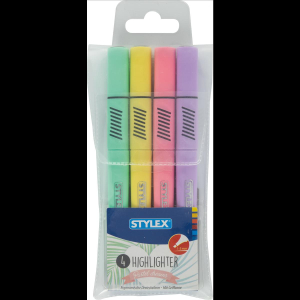 Stylex Textmarker - Dreikant - Pastell