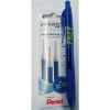 Pentel 3x Ersatzminen für EnerGel-Modelle - 0,35mm - blau + Gel-Roller