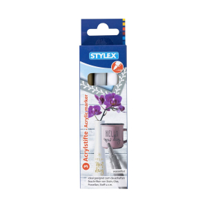 STYLEX Acrylstifte - 2 mm - 3 Stück