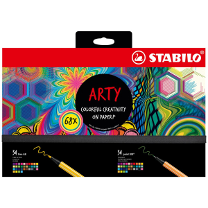 STABILO ARTY Creative Set - Pen 68 + point 88 - 68er Set
