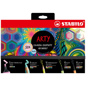 STABILO ARTY Creative Set Pastell - Boss + woody + Pen 68...
