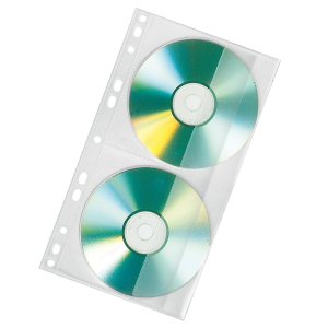 Veloflex  CD/DVD-Hülle für 2 CDs/DVDs -...