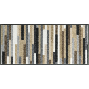 wash+dry Schmutzfangmatte Mikado Stripes nature - 35 x 75 cm