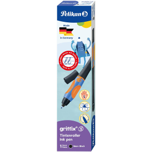 Pelikan Griffix 3 Tintenschreiber - Linkshänder - Neon Black