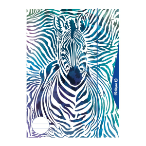 Pelikan Sammelmappe - DIN A3 - Zebra - mit Zeichenblock