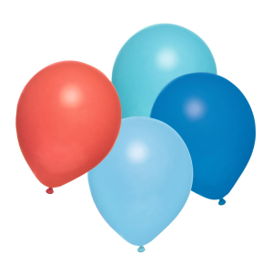 herlitz Luftballons - Little Pirate - rot/blau - 10...