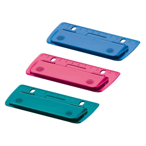 herlitz Mini-Taschenlocher - Colour Blocking - 2 Blatt - farbig sortiert
