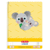 herlitz Spiralblock - DIN A4 - Cute Animals Koala - liniert - Lineatur 27 - 80 Blatt